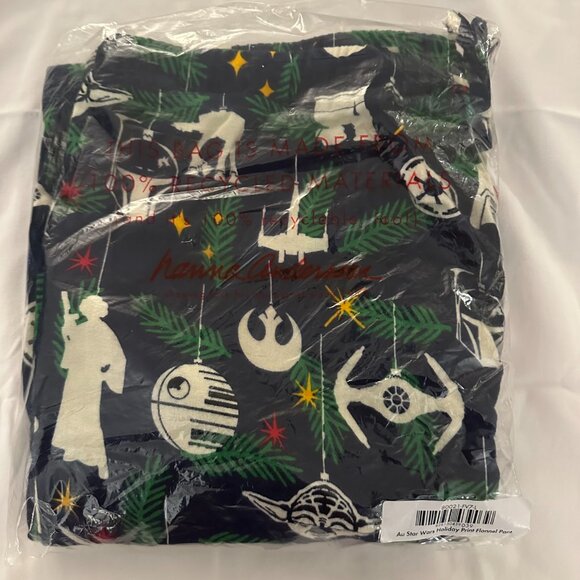 Hanna Andersson Holiday StarWars Flannel Pajama Pants - Size Large - Picture 2 of 3
